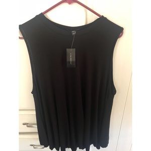 Lane Bryant black blouse